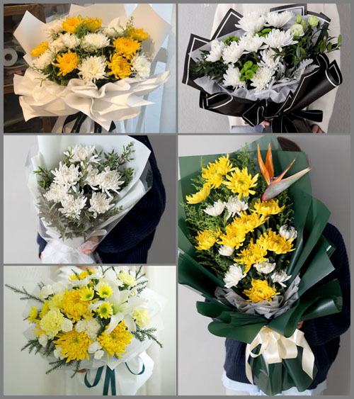 安徽宿州市砀山县周寨镇周平庄村白事花束代送